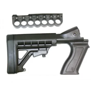 ProMag Mossberg 500 Shotgun Adjustable Buttstock 12 ga / 7rd Shell Carrier Black Polymer