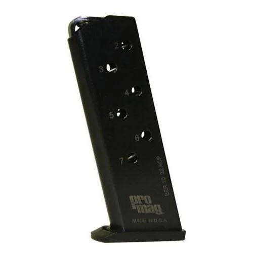 ProMag Beretta 3032 Tomcat Magazine .32 ACP Blued Steel 7/rd
