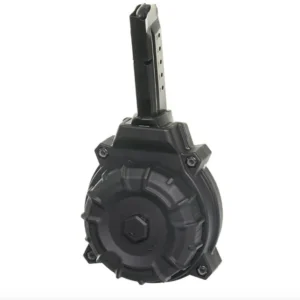 Promag S&W Shield Magazine 9mm Black Polymer Drum - 50/rd