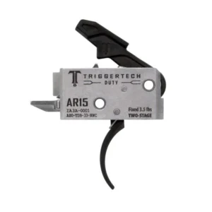 TriggerTech AR Duty Trigger Two-Stage 3.5 lb Curved Black