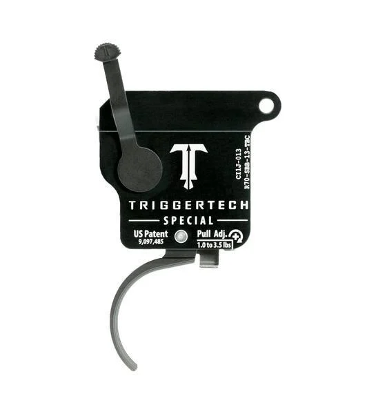 TriggerTech Rem 700 Special Curved Trigger Single Stage Black/Black