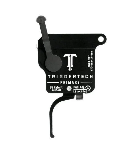 TriggerTech Rem 700 Primary Flat Trigger Single Stage Black/Black