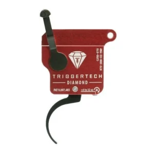 TriggerTech Rem Clone (NO BOLT STOP) Black Diamond Pro Trigger Single Stage Adjustable Black/Red