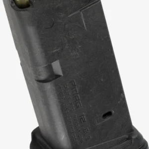 Magpul MAG674BLK PMAG 12 GL9 Rifle Magazine Black For Glock Model 26 9mm Luger 12/rd