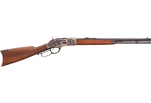 CIMARRON MODEL 1892 SADDLE RING CARBINE 44-40WCF LVR 20" COLOR CASE/WALNUT STOCK