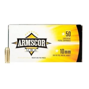ARMSCOR 10MM 180GR FMJ 50RD BX 1000RD CASE
