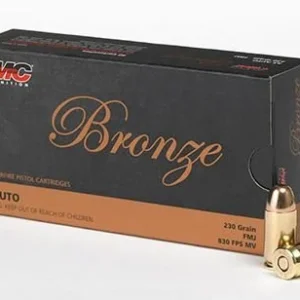 PMC BRONZE 45 AUTO 230GR FMJ 50RD BX CASE 1000RD CASE