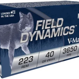 FIOCCHI 223REM 40GR VMAX 50RD BX 1000RD CASE