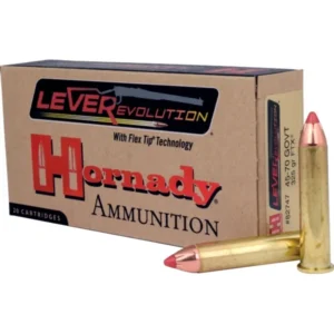 HORNADY LEVERREVOLUTION 45-70 GOVT 325GR FTX 20RD BX 200RD CASE