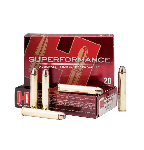 HORNADY SUPERFORMANCE 444 MARLIN 265G FP 20RD BX 200RD CS
