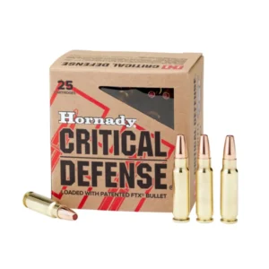 HORNADY CRITICAL DEFENSE 5.7X28 40G FTX 25RD BX 250RD CASE