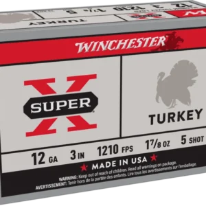 WINCHESTER SUPER X TURKEY 12GA 3" 1-7/8OZ #5 10RD BX 100RD CASE