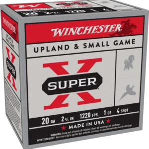 WINCHESTER SPR-X HB GL 20GA 23/4 #4 1OZ 25RD BX 250RD CS