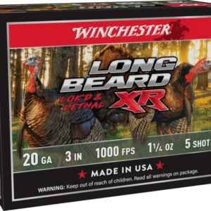 WINCHESTER LONG BEARD XR 20G 3" #5  1.25OZ 10RD 100RD CS