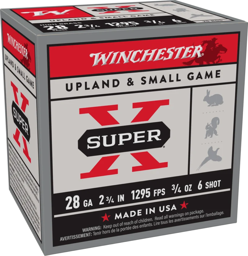 WINCHESTER 28G SPR X UPLAND 2-3/4' #6 3/4OZ 25RDS