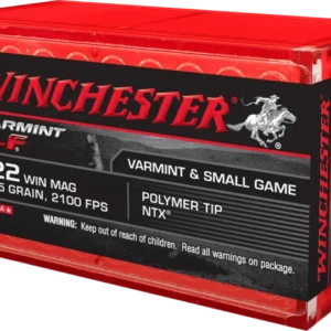 WINCHESTER VRMNTLF 22WM 25GR POLY TIP 50RD