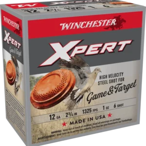 WINCHESTER XPERT 12GA 2-3/4" 1OZ #6 STEEL SHOTSHELL 25RD/250RD