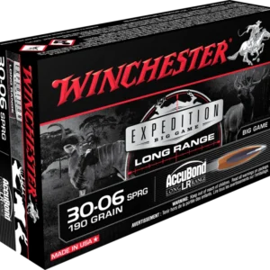 WINCHESTER BIG GAME 30-06 190 GR ACCUBOND LR 20RD BX 200RD CASE