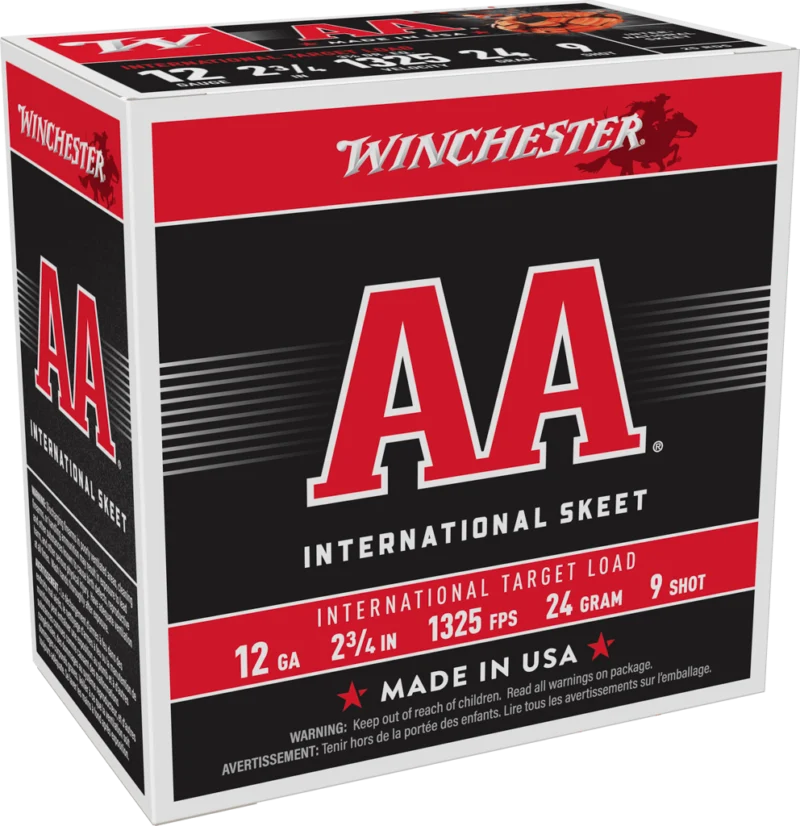 WINCHESTER 12G 2-3/4" #9 AA INTRNTL TRGT 24GRAM 25/250