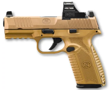 FN 510 MRD W/ HOLOSUN HS407C FDE 10MM 4.1" 2-15RD MAGS