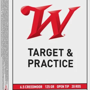 6.5CR 125GR FMJ OPEN TIP 20RD