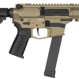 CMMG PISTOL, BANSHEE, MKGS, 9MM, 5", COYOTE TAN W/ADJ RIP BRACE