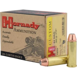 HORNADY CUSTOM 44MAG 300GR XTP JHP 20RD BX 200RD CASE
