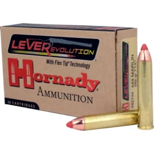 HORNADY LEVERREVOLUTION 444 MARLIN 265GR 20RD BX 200RD CASE