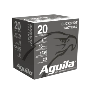 AGUILA 20GA 2B BUCKSHOT 2-3/4" 16 PELLET 25RD BX 10 BXS PER CS
