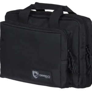 DRAGO PRO GEAR DOUBLE PISTOL CASE BLACK (24/CASE)