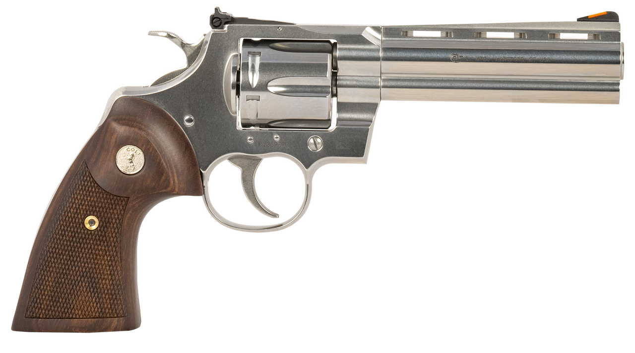 COLT PYTHON STAINLESS REVOLVER 357 MAG 5" 6 RD