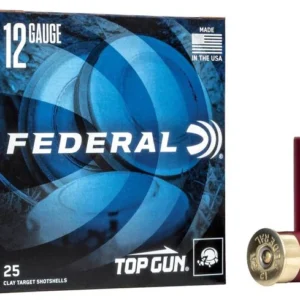 FEDERAL TOP GUN 12GA 2-3/4" 2-3/4DE 1OZ 8 25 RD/BX 10 BX/CS