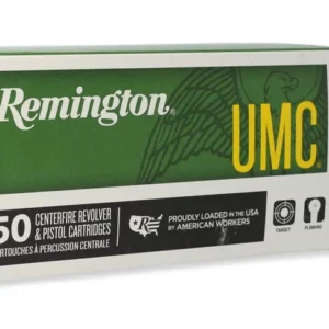 REMINGTON 40 S&W 165GR FMJ UMC 50 RND PK 50 RD/BX 10 BX/CS