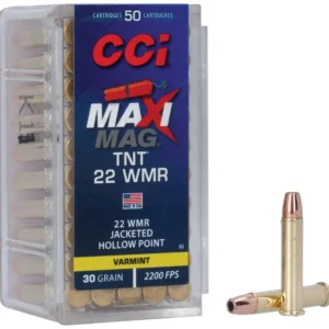 CCI 22 WMR MAXI MAG 30GR TNT JHP 50 RD/BX 40 BX/CS
