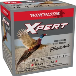 WINCHESTER XPERT PHEASANT 20 GA 3" #4 STEEL 1 OZ LEAD FREE 25 RD/BX 10 BX/CS