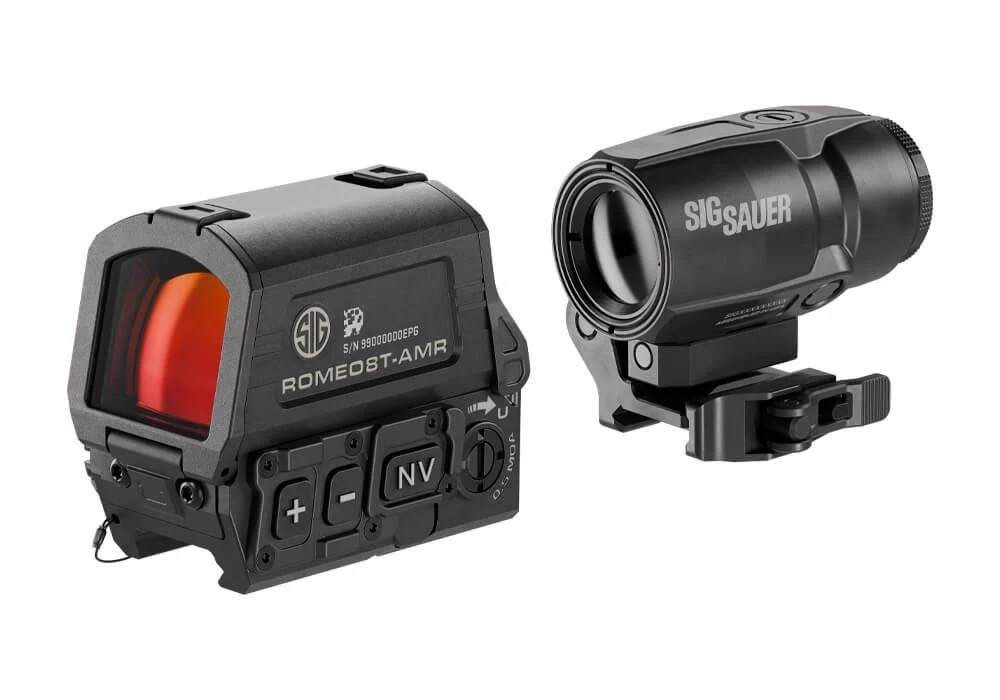 SIG SAUER ROMEO8T-AMR COMBO KIT, RED DOT AND COMPACT MAGNIFIER