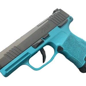SIG SAUER P365 9MM PISTOL AZTEC TEAL BLUE OPTIC READY 2-10RD MAGS