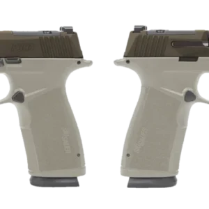 SIG SAUER P365 X-MACRO 9MM PSTL 3.7" 2-17RD OR 2 TONE BRONZE/TAN