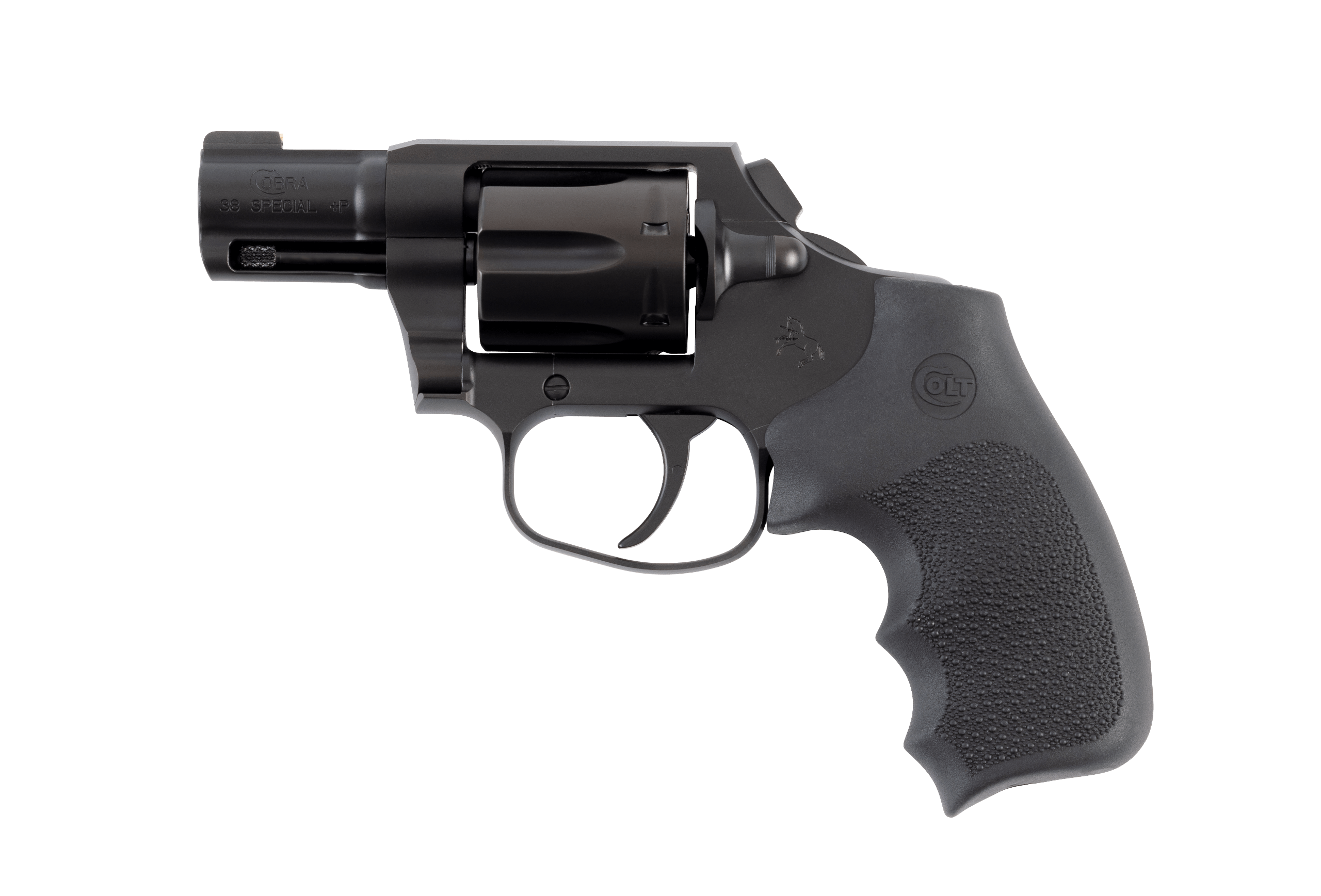COLT NIGHT COBRA REVOLVER 38 SPL+P 2" BLACK PVD 6RD HOGUE