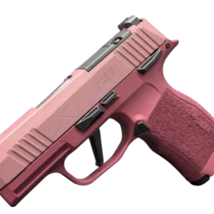 SIG SAUER P365X 9MM PSTL 3.1" TWO TONE BLUSH MS 2-12RD OPTC PLTE CVR