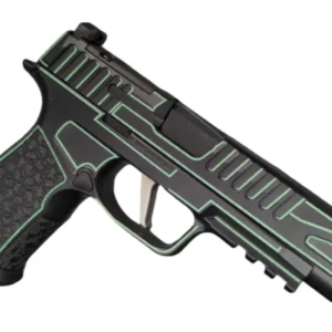 SIG SAUER P365 FUSE 9MM 4.3" BLACK/LIME GREEN OUTLINE O.R. 1-17RD, 2-21RD