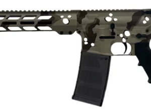 POF P-15 BASE RIFLE CHOCOLATE CHIP 5.56 16.5"BBL, 15"MLOK RAIL, DIRECT IMPENGMENT 1-30RD MAGAZINE
