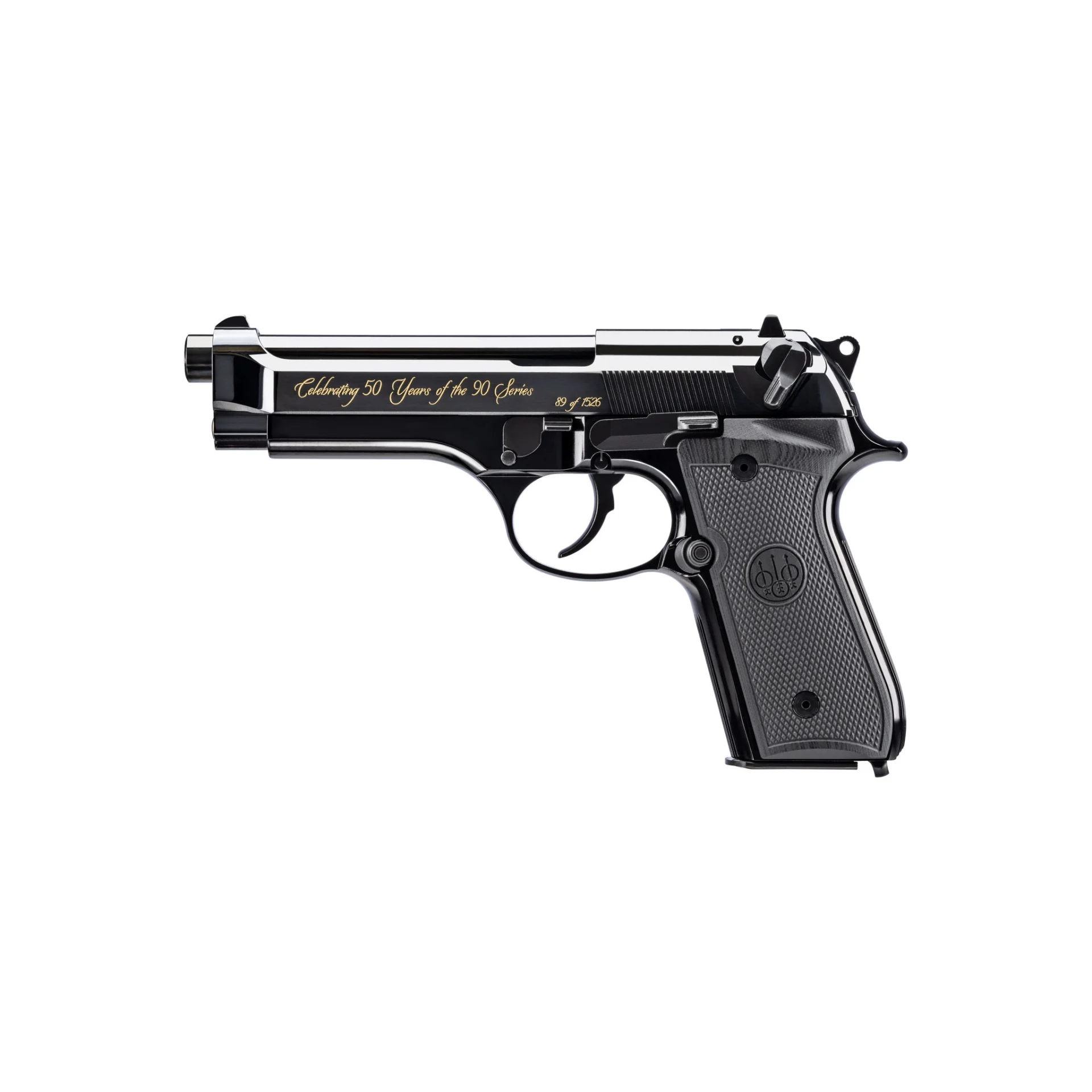 BERETTA 92FS 9MM BL/SYN 4.9" 15+1 50TH