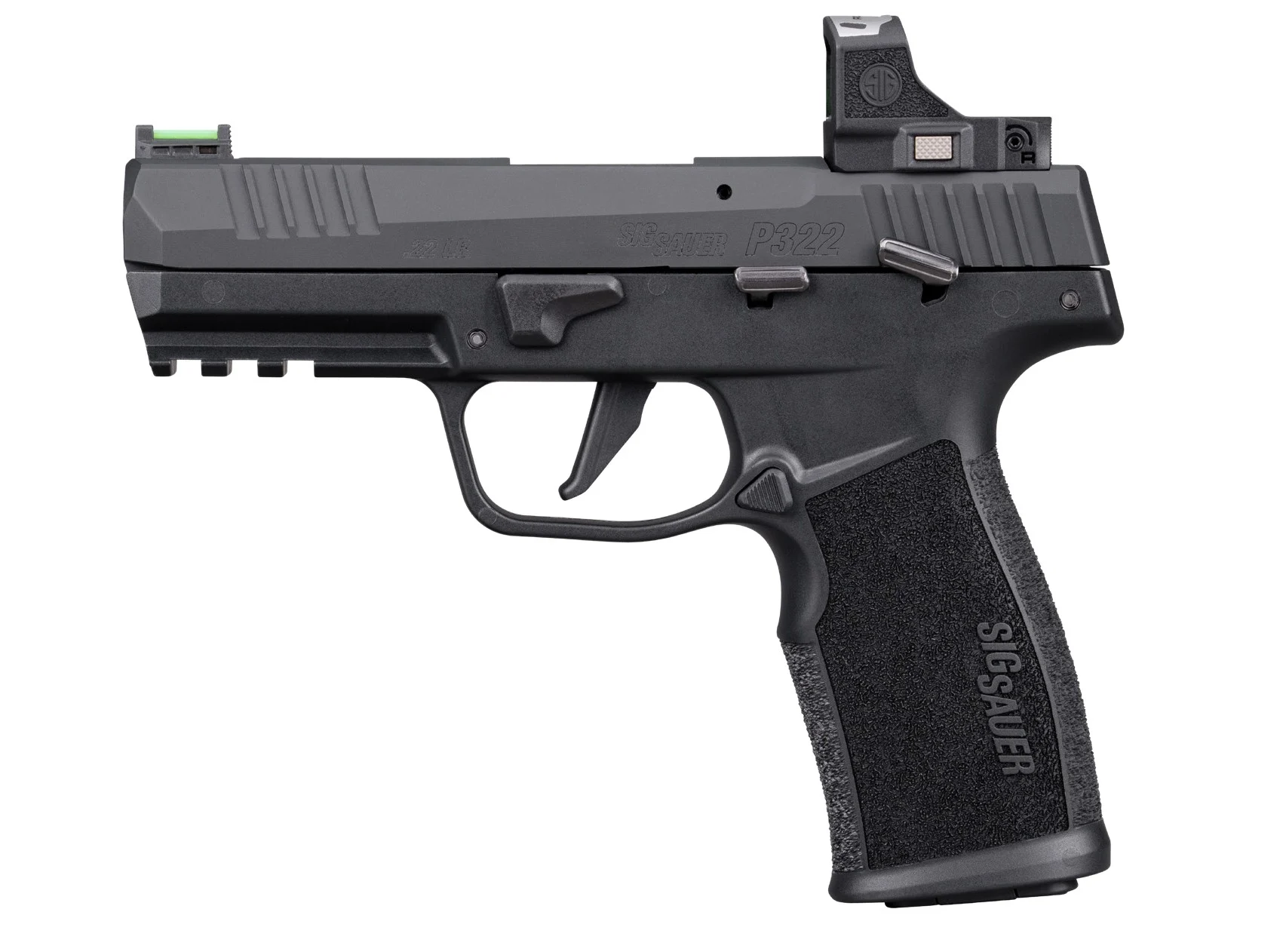 SIG SAUER P322 22LR BLK 4" 20+1 ROMEO RS