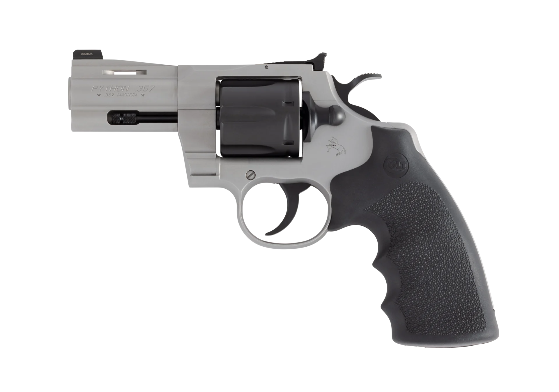 COLT PYTHON 357MAG TT 3" 6RD HOGUE