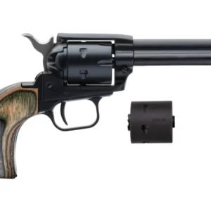HERITAGE MANUFACTURING 22LR/22M BLK/CAMO LAM 4.75" FS
