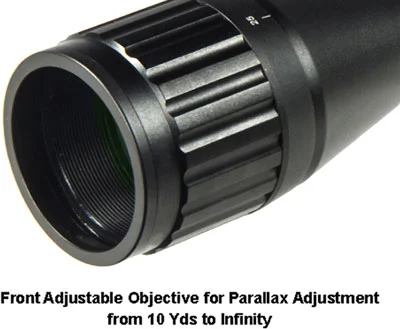 UTG SCOPE 6-24X50 1" AO - 36 COLOR ILLUMINATED MIL-DOT - Image 4