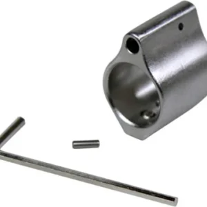 GUNTEC LOW PROFILE GAS BLOCK - .750 DIA STAINLESS STEEL